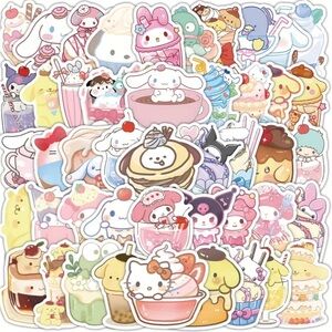 3/20$ Sanrio Kawaii Sticker Collection, dessert themed - pack of 20